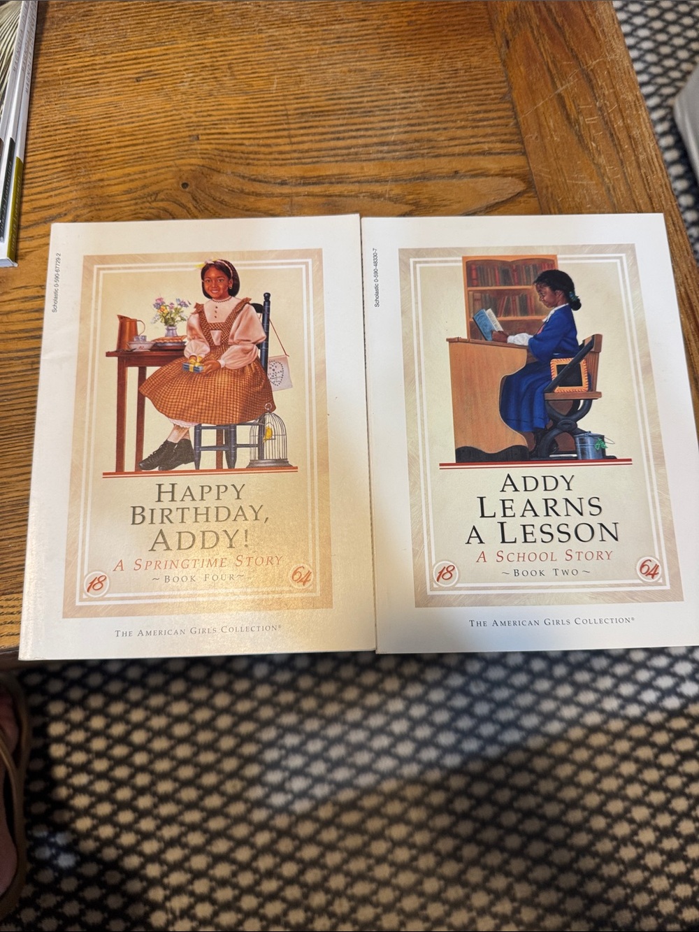 American Girl Happy Birthday Addy A Springtime Story & Addy Learns a Lesson